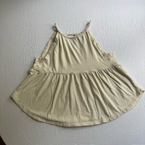American Eagle Outfitters Cream Tank Top